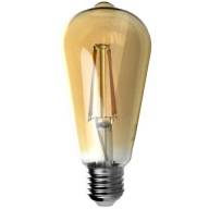 E27 LED 8W FILAMENTOVÁ Edisonova žiarovka VEĽMI TEPLÉ dekoratívne SLIZ