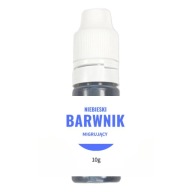 Migračné modré mydlové farbivo 10 ml glycerínového základu do kúpeľových bômb