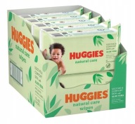 Huggies Natural Care vlhčené obrúsky 4 x 56 ks.