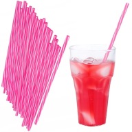 PLASTOVÉ SLAMKY NA PITIE, opakovane použiteľné, 50 tl