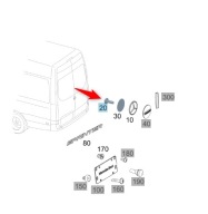 SKRUTKA Upevňujúca ZNAK HVIEZDY MERCEDES SPRINTER
