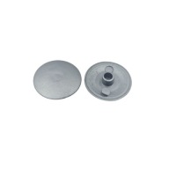 10 x Excentrická zátka 15 mm strieborná