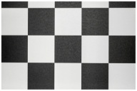 4 m ČIERNO-BIELY KOBEREC PVC ŠACHOVINOVÁ DLAŽBA