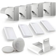ZABEZPEČENIE DVERÍ SKRINÍ ZÁSUVKY MAGNETICKÝ ZÁMOK 4 KS X4