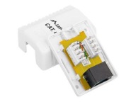 LANBERG OU6-0001-W Lanberg nástrčná zásuvka Kat. 6e, 1x RJ45 biely