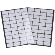 Samolepiaci suchý zips, obdĺžnik 15x25mm, 40 párov, BIELY