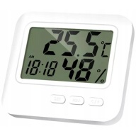Teplomer, vlhkomer, vlhkomer, hodiny, meteostanica od -20C do 570C