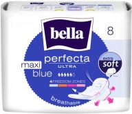 BELLA Perfecta Ultra Blue Maxi hygienické vložky s krídelkami, 8 kusov