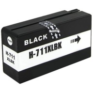 Atrament pre HP 711 XL T120 T520 black, nová náhrada