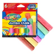 JUMBO ROAD CHALK THICK COLORINO 6 FAREB