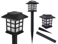Solárna lampa záhradná dekorácia osvetlenie lampášový domček LED P-510