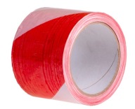 Výstražná páska červeno-biela 80mmx100m 1 ks.