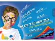 Špičkový farebný technický blok A5-25
