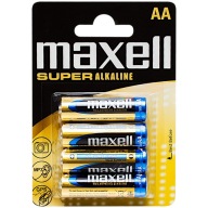 SUPER ALKALICKÁ BATÉRIA MAXELL AA 1,5 LR6 4KS