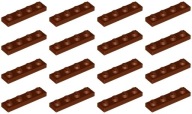 LEGO 3710 TANIER 1x4 hnedá NOVINKA (10g) 16 ks.