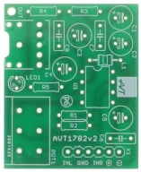 Jednoduchý slúchadlový zosilňovač s TDA2822, AVT1782 PCB