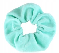 Veľká gumička do vlasov SCRUNCHIE, tyrkysová
