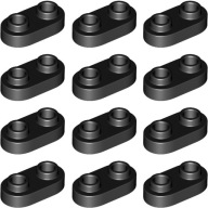 LEGO okrúhly tanier 1x2 čierny 6210270 35480 - 12ks