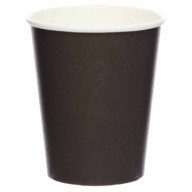Čierne papierové poháre 237ml