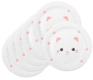 Papierové taniere Sweet Cat, 6 kusov, 18 cm