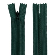 KRYTÉ Zipsy 30cm TMAVOZELENÉ 1 ks.