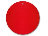 PRÁZDNY ŠTÍTOK OKRUHOVÝ KRUH 24CM VÝPREDAJ