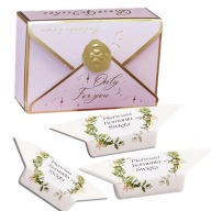 Elegantná krabička s fudge na krst ďakujem