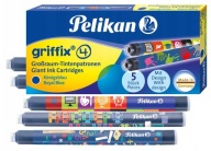 PELIKAN GRIFFIX modré náplne do pera, bal 5 ks