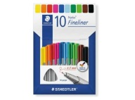 Sada 10 farieb Staedtler Fineline