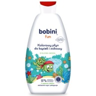 Bobini Tekutý kúpeľ pre deti na farbenie vody Zelená Maxi pena 500 ml