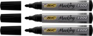 Permanentný popisovač BLACK ROUND BIC 2000 SET