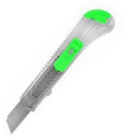 Nôž NA TAPETY, TRANSPARENTNÝ Nôž 18 MM, PLAST