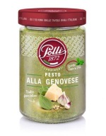 II POLLI Pesto Genovese klasické zelené 100% talianska bazalka, olivový olej