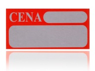 KARTÓNOVÉ ETIKETY ETIKETY CENA 4x8 CM 100KS