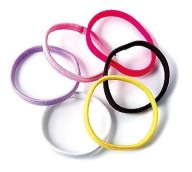 Donegal Colorful gumičky do vlasov z elastického materiálu, odolné, 6 ks.