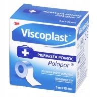 VISCOPLAST Polopor náplasť netkaná 5m x 25mm 1 kus