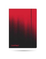 COOLPACK GRADIENT VYMAZANÝ PILNÍK A4 CRANBERRY