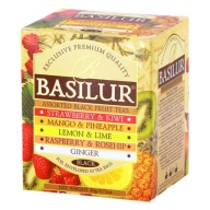 BASILUR MAGIC FRUITS čajová súprava 5 príchutí OVOCNÉ vrecúška NA LETO - 10 ks