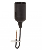 Držiak lampy DEKORATÍVNY držiak lampy s káblom E27