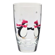 Poháre DECO Pingwinki KROSNO 2x 450ml pre deti