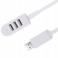 HUB 3x USB 120 cm SHORT PORT SPLITTER
