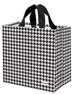 NÁKUPNÁ TAŠKA 35x20x35 Houndstooth 24L odolná sieťovina SILNÁ 1x