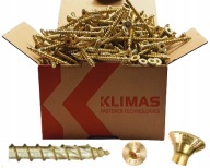 TESÁRSKE skrutky do dreva 3x35mm TORX 500 ks