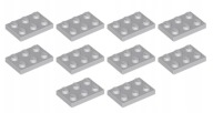 LEGO Plate 2x3 Svetlošedá Svetlomodrošedá 10 dielikov 4211396 3021