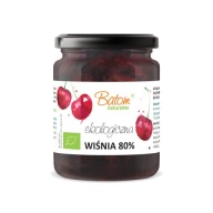 BIO VIŠŇOVÝ DŽEM BEZ CUKRU 260g BIO