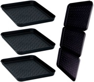 Odkvapkávač na topánky do domácnosti 35x27cm SOLID BLACK 3 KS