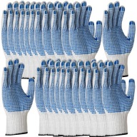 Pracovné rukavice KNIT DOT škvrnité PROOF9-12 párov