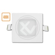 LED panel pod omietku štvorcový MALÝ 3W 80lm neutrálna farba 85 x 85 4000K