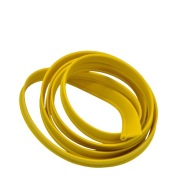 KEDRA BIZA PIPE PVC PÁSKA, mäkká, TMAVO ŽLTÁ