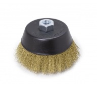 HUSTÁ DRRÁTENÁ GOMBOKOVÁ KEFA NA BRÚSKU, VŔTAČKU, UHOLOVÁ, 100MM